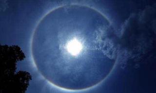 太阳周围有一圈彩虹 太阳周围有一圈彩虹